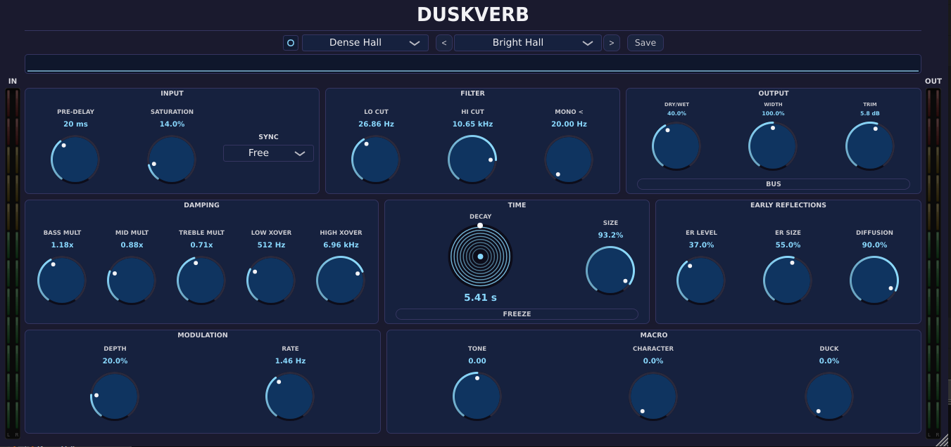 DuskVerb Dense Hall