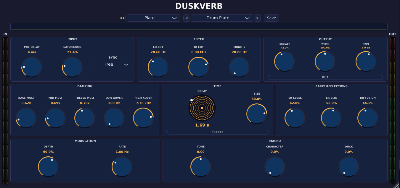 DuskVerb Plate