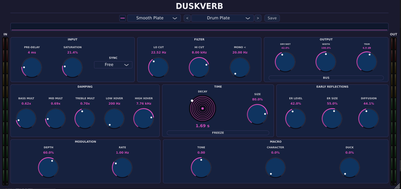 DuskVerb Smooth Plate
