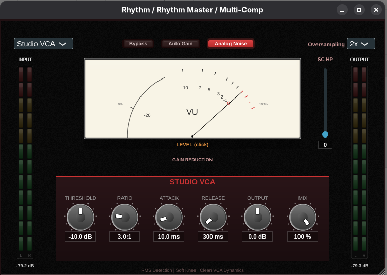 Studio VCA mode